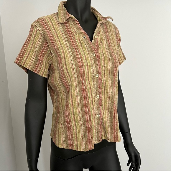 Woolrich Multicolor Striped Button Down Shirt - Picture 9 of 11